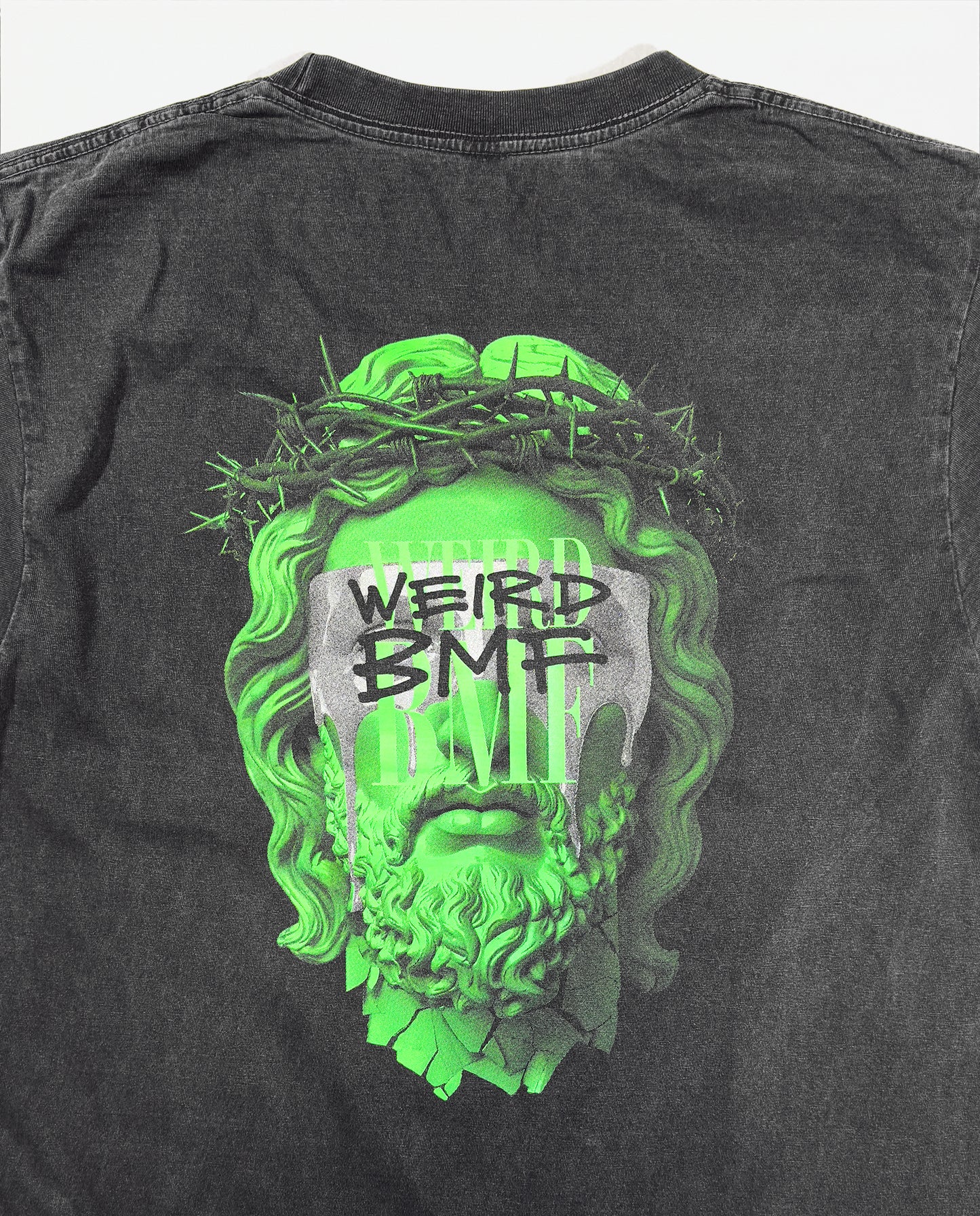JESUS Pigment-Dye S/S T-shirt — PREMIUM EDITION [Silver]