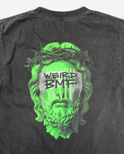 JESUS Pigment-Dye S/S T-shirt — PREMIUM EDITION [Silver]