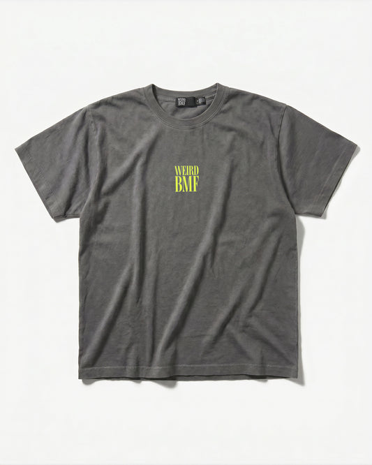 JESUS Pigment-Dye S/S T-shirt — BACK EDITION [Neon Yellow]