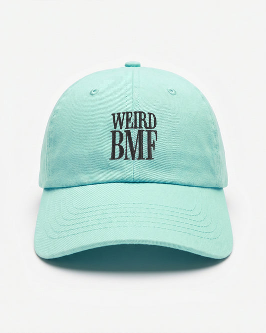 WEIRD BMF Cotton Dad hat [Aqua]