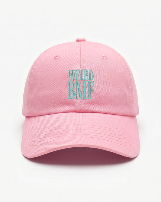 WEIRD BMF Cotton Dad hat [Pink]