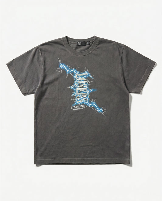 LOSERS Pigment-Dye S/S T-shirt [Vintage Black]