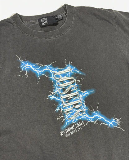 LOSERS Pigment-Dye S/S T-shirt [Vintage Black]