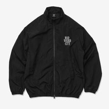 MAD WEIRD CITY Nylon Jacket [Black × White]