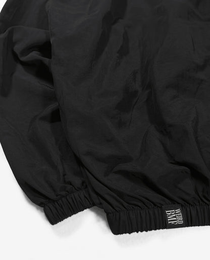 MAD WEIRD CITY Nylon Jacket [Black × White]