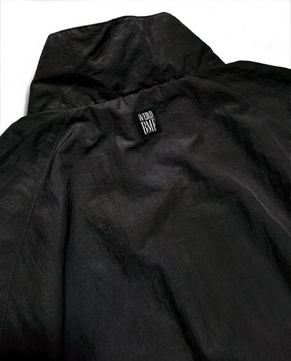 MAD WEIRD CITY Nylon Jacket [Black × White]