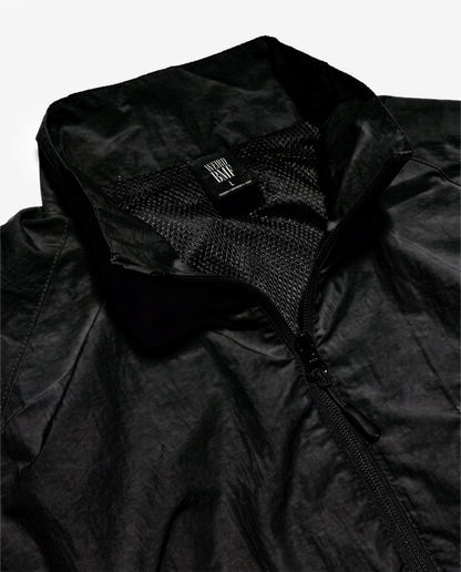 MAD WEIRD CITY Nylon Jacket [Black × White]
