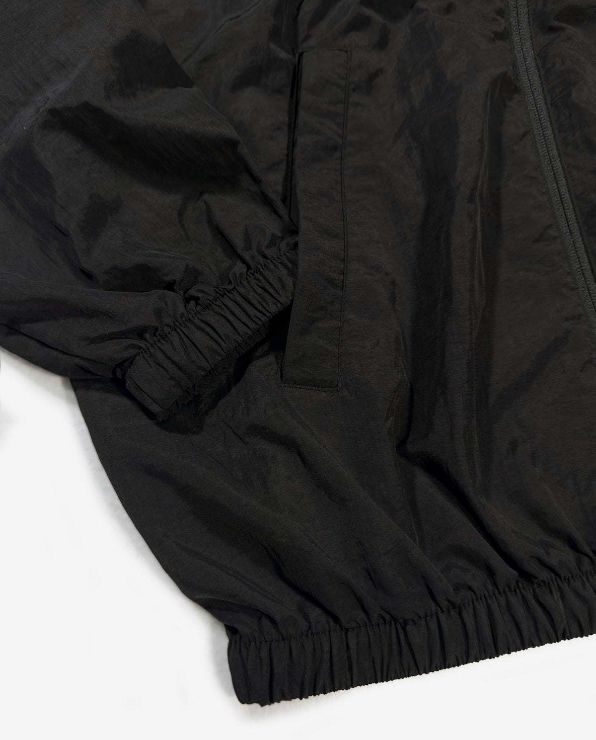 MAD WEIRD CITY Nylon Jacket [Black × White]