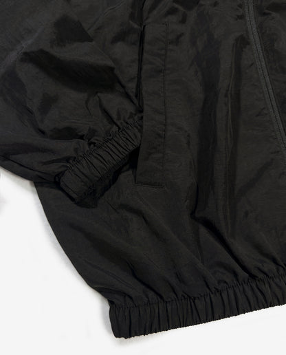MAD WEIRD CITY Nylon Jacket [Black × White]