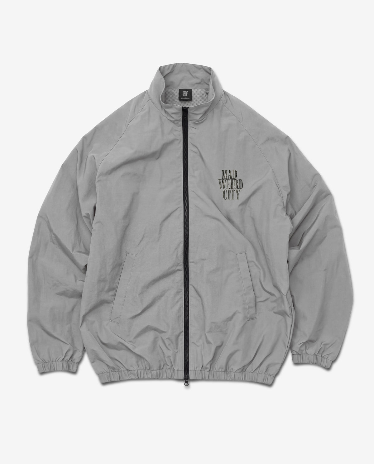 MAD WEIRD CITY Nylon Jacket [Gray × Dark Gray]