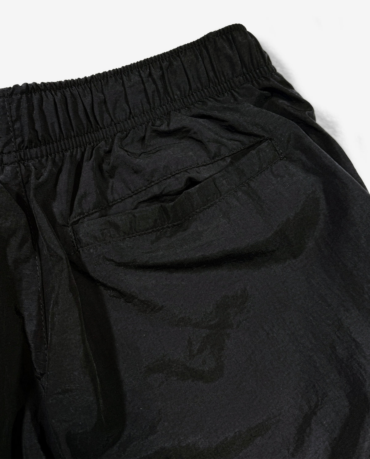 MAD WEIRD CITY Nylon Pants [Black × White]