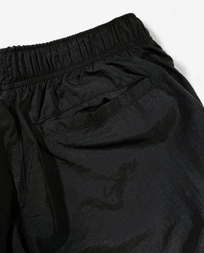 MAD WEIRD CITY Nylon Pants [Black × White]