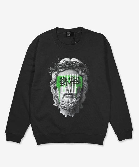 JESUS Crewneck Sweatshirt - CE [Black]