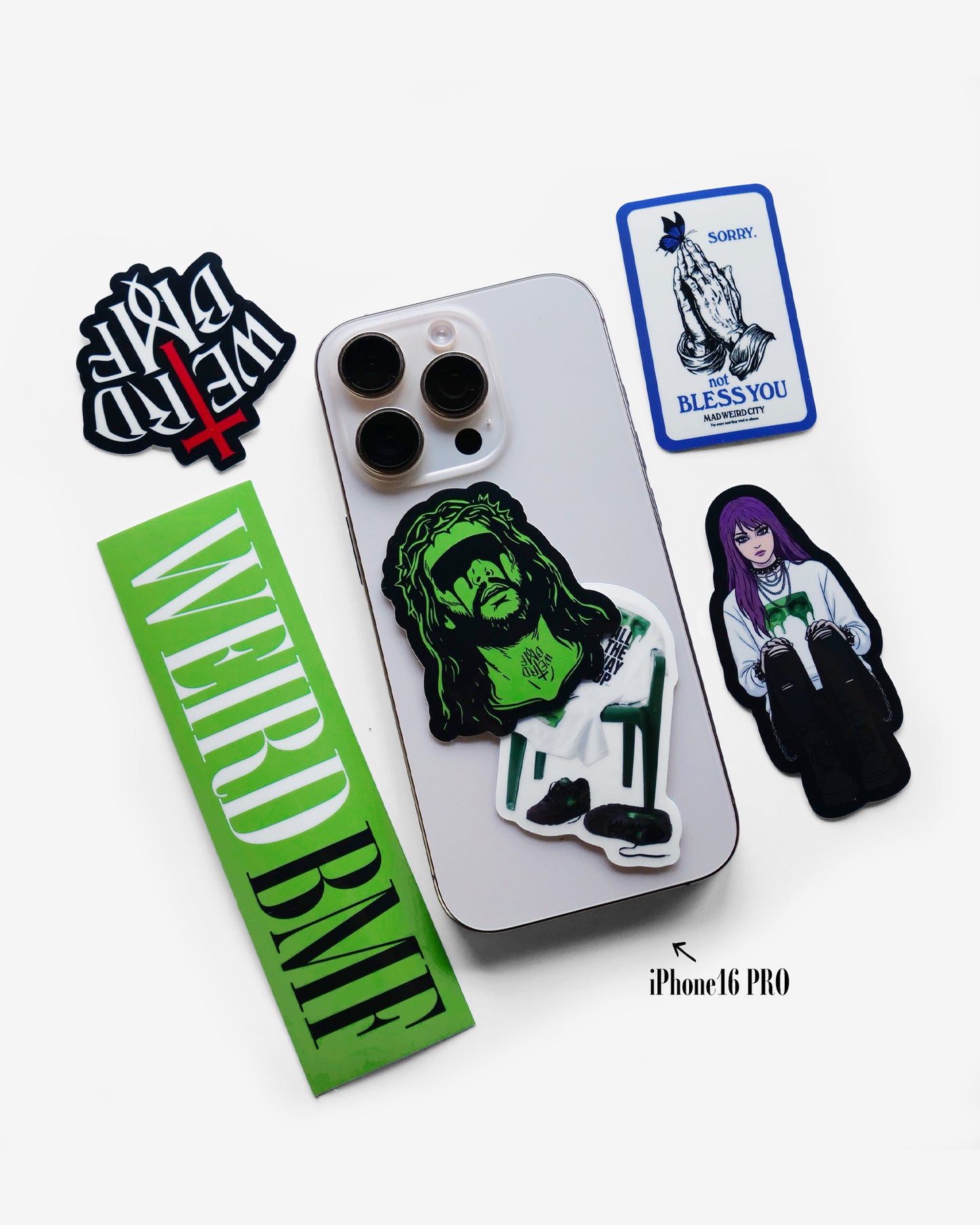 SLAP PACK — 6 Premium Vinyl Stickers