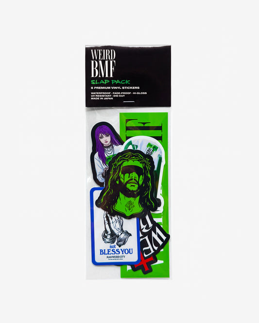 SLAP PACK — 6 Premium Vinyl Stickers
