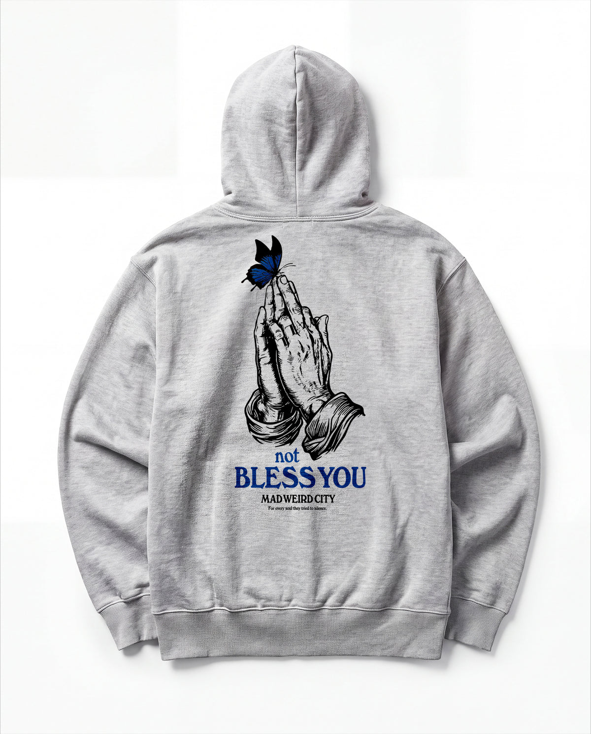 not BLESS YOU Hoodie [Gray]