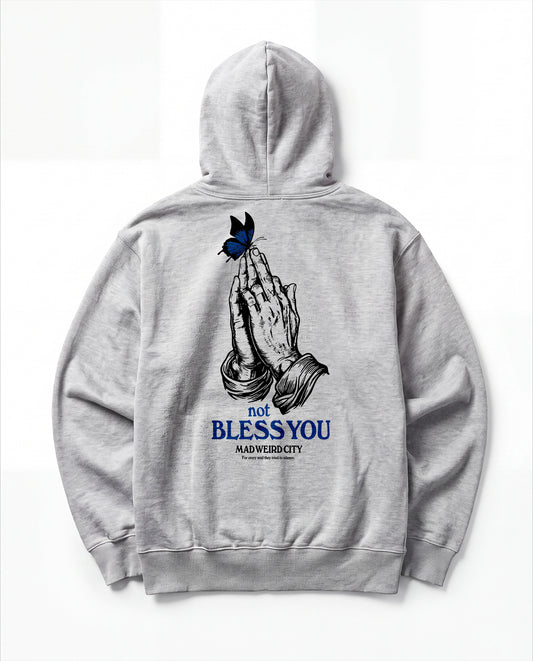 not BLESS YOU Hoodie [Gray]