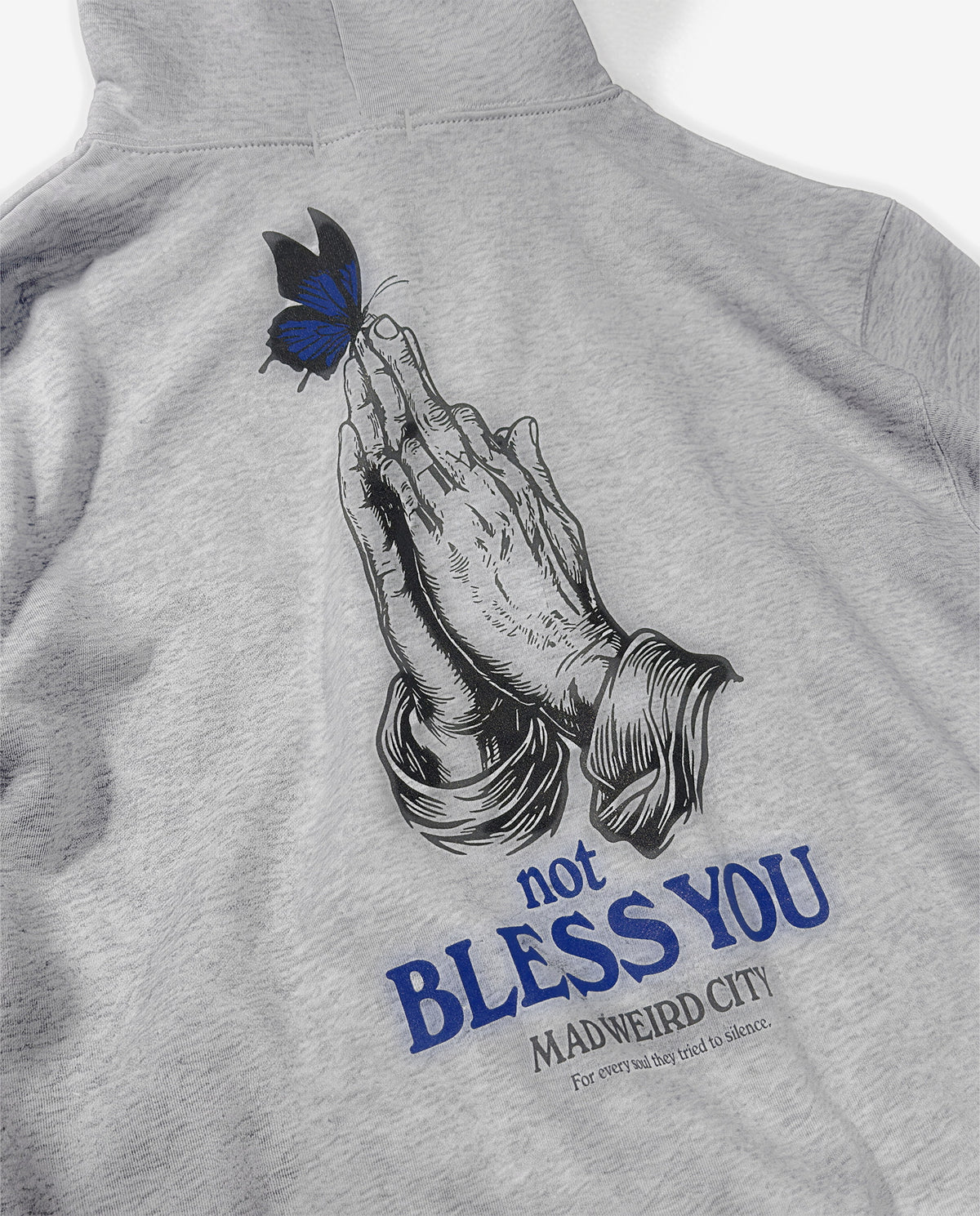 not BLESS YOU Hoodie [Gray]
